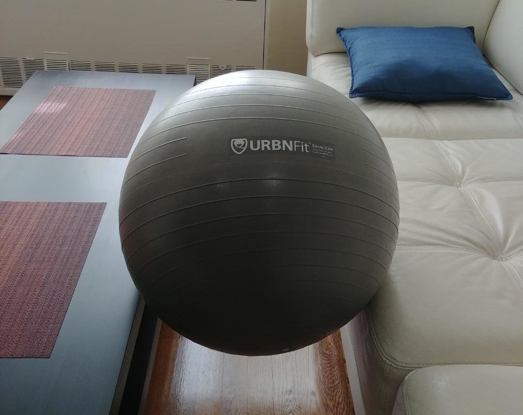 Review photo of the silver stability ball