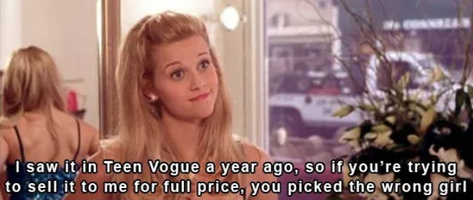 Reese Witherspoon in Legally Blonde