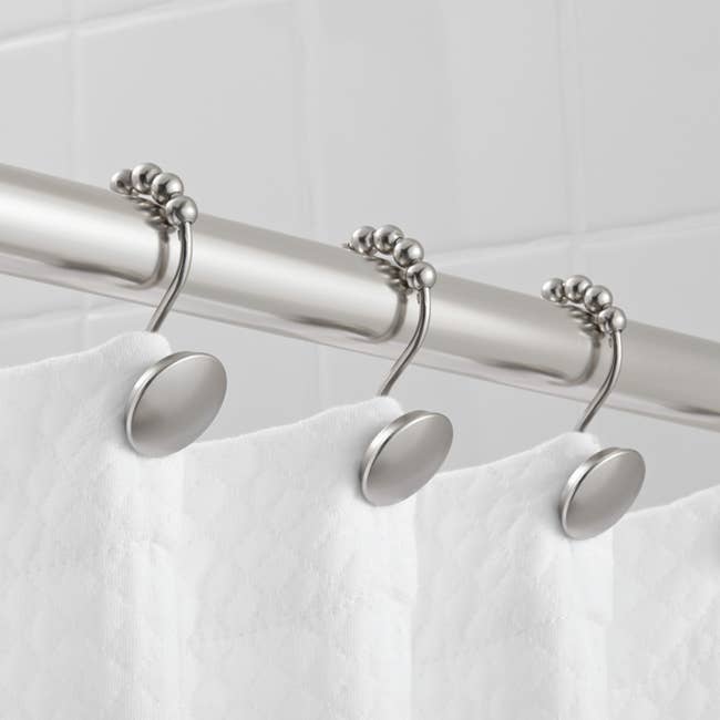 The non-rust shower curtain hooks