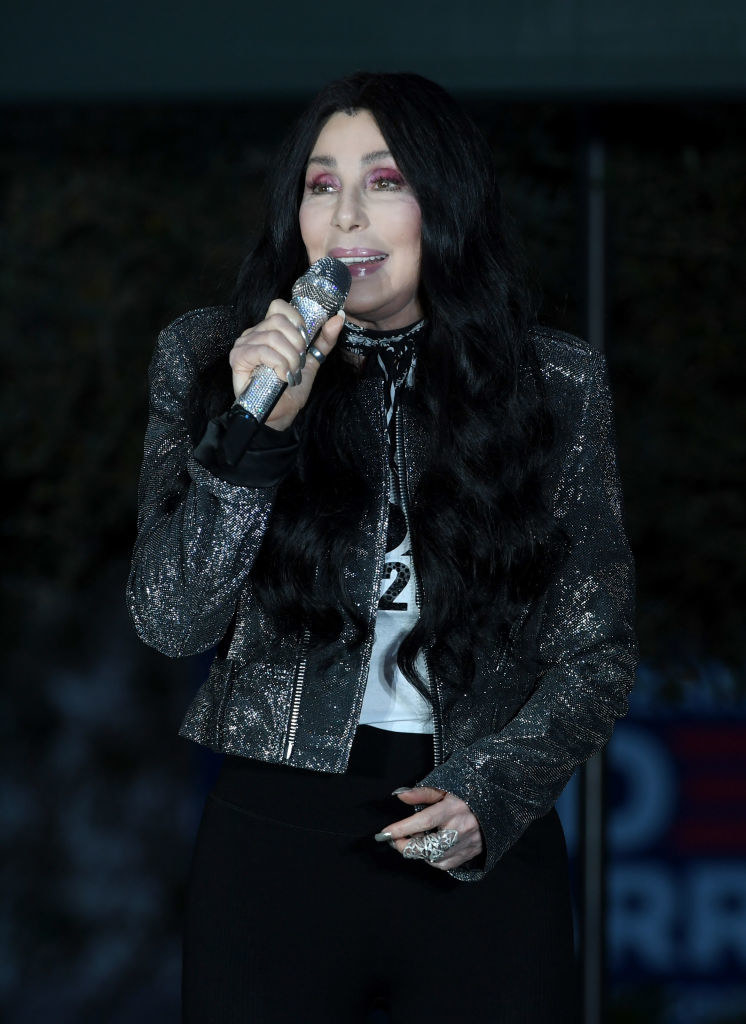 Cher campaigning for Joe Biden in late 2020