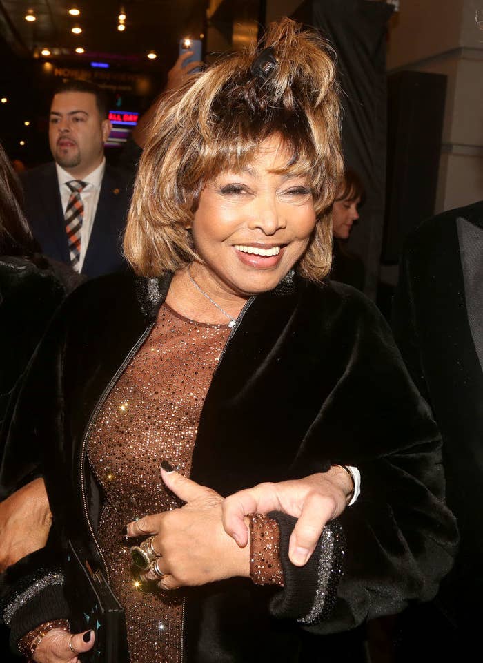 Tina Turner at "Tina - The Tina Turner Musical" in late 2019