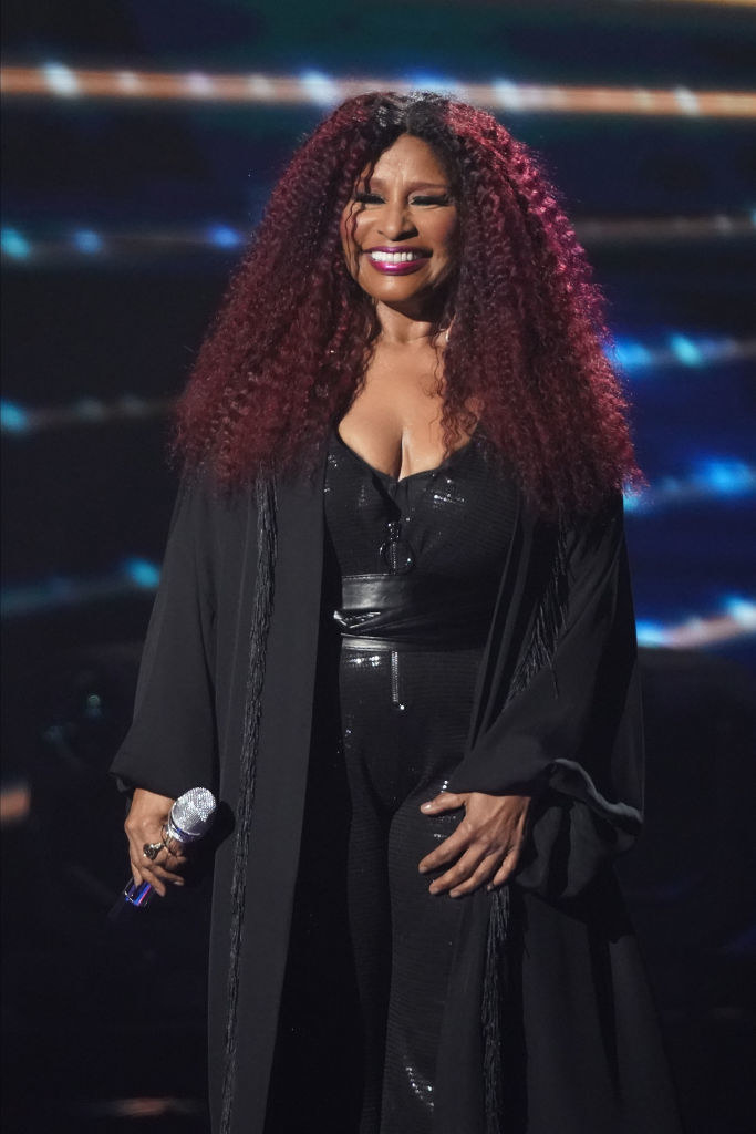 Chaka Khan singing on "American Idol" in 2021