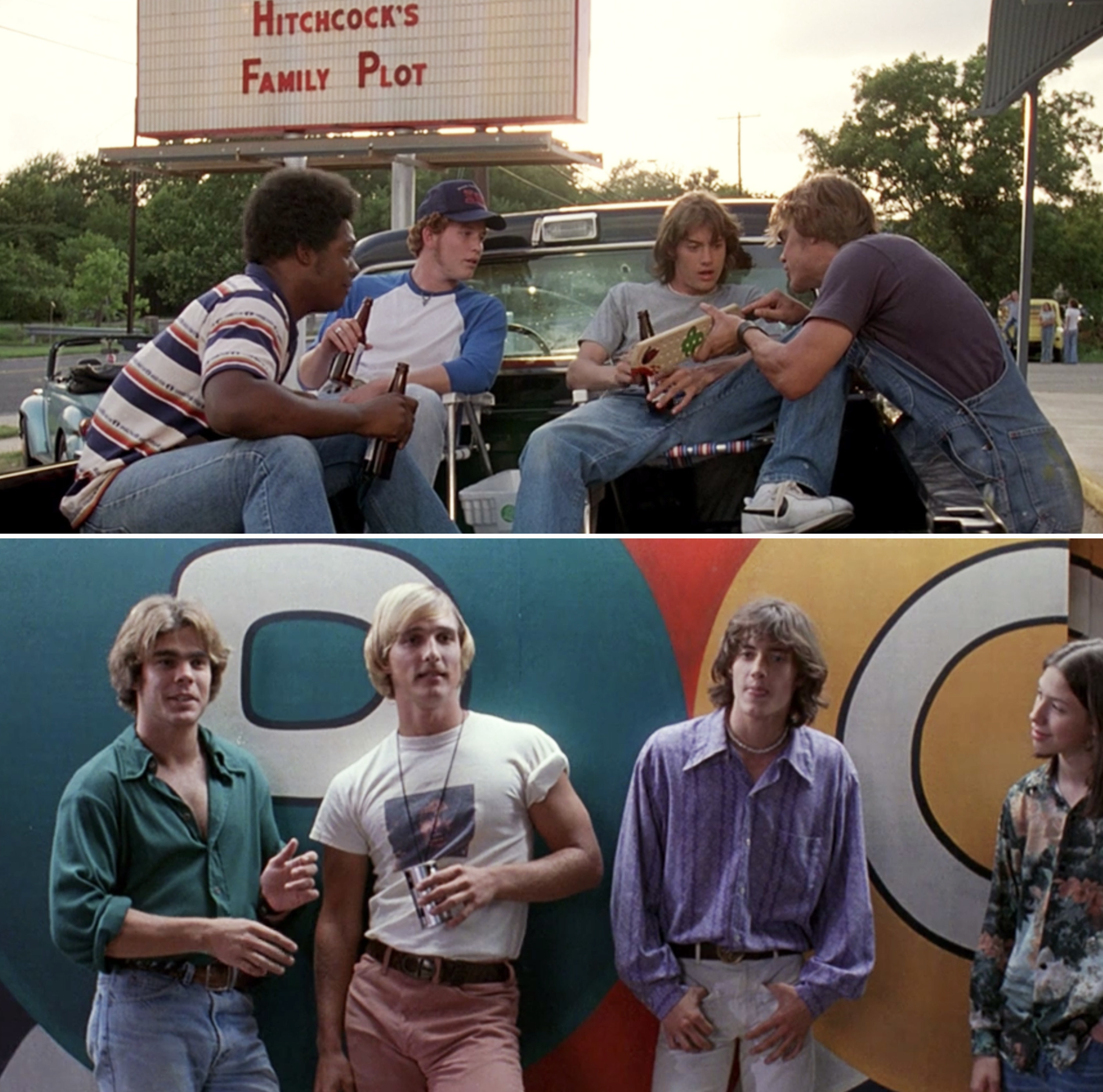 The cast of Dazed and Confused
