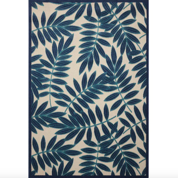 Full size photo of navy Aloha area rug
