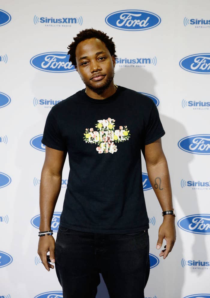 Leon Thomas III on a red carpet