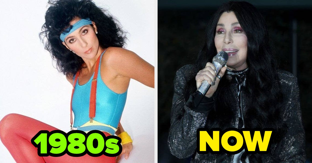 22 músicos famosos de la década de 1980 versus ahora