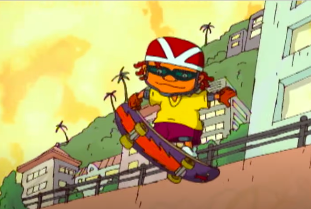 Otto skateboarding