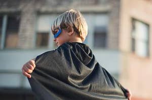 Child dressed as superhero. Photo by TK Hammonds on Unsplash
