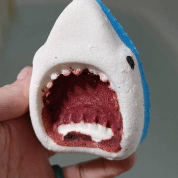 The shark bath bomb