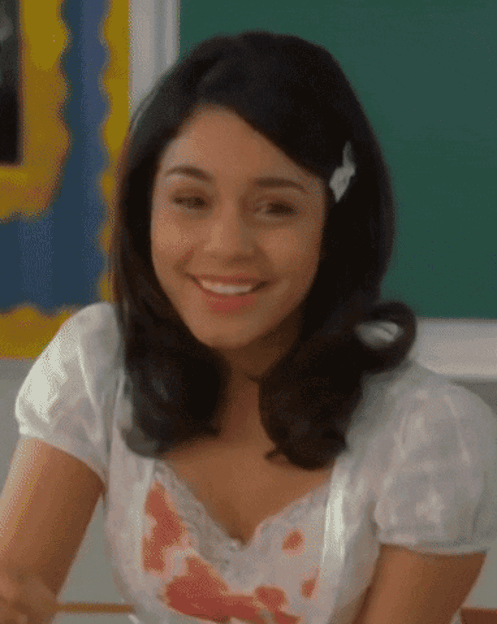 a gif of characters from &quot;High School Musical&quot; saying &quot;Summer&quot;