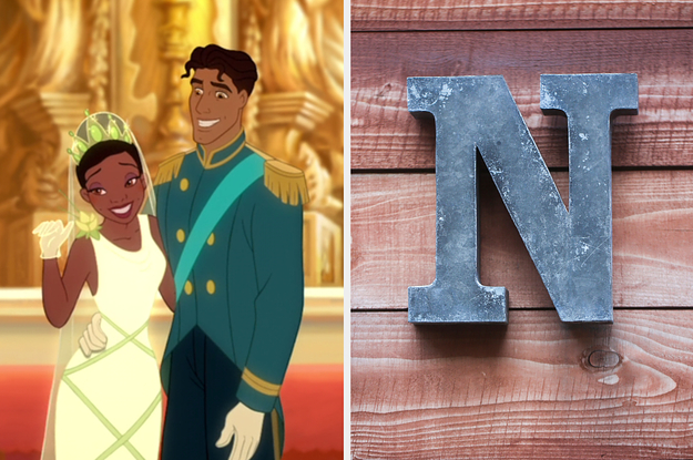 On the left, Tiana and Naveen from