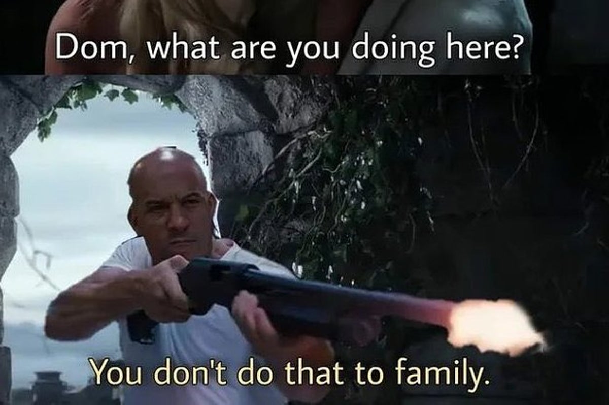 Vin Diesel Family Memes Are Taking Over Fast And Furious 20 Memes Fun ...