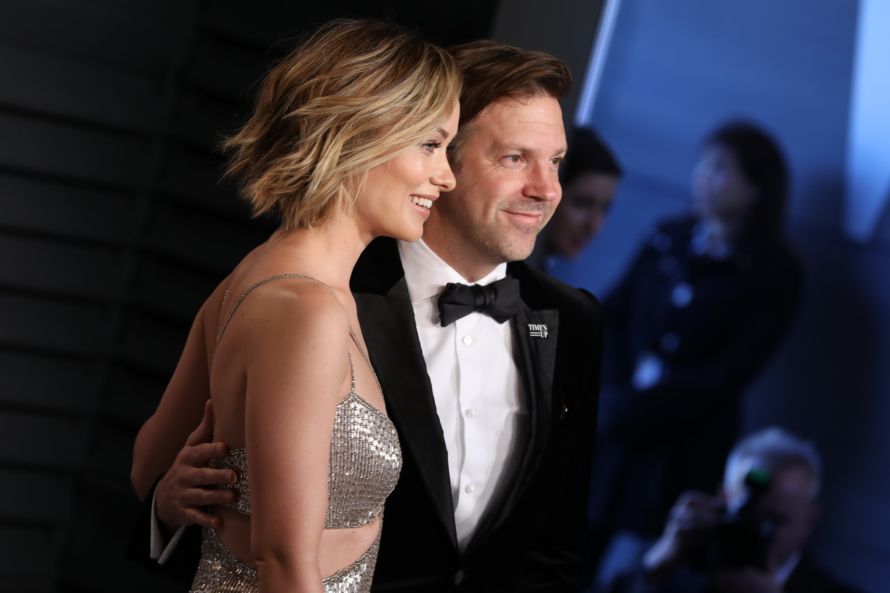 Olivia Wilde and Jason Sudeikis at the Vanity Fair Oscar Party in 2018