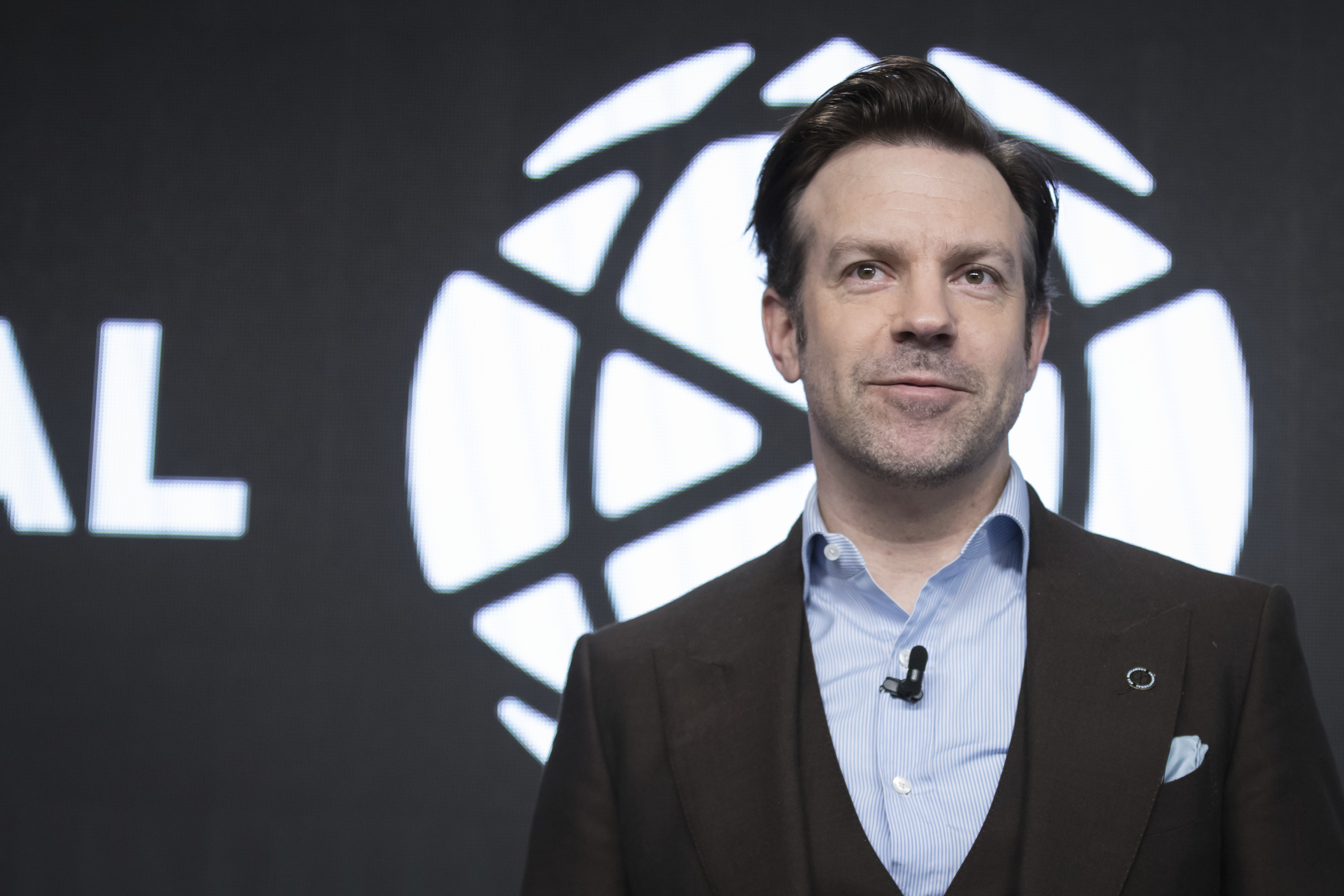 Jason Sudeikis is photographed at an event in 2019