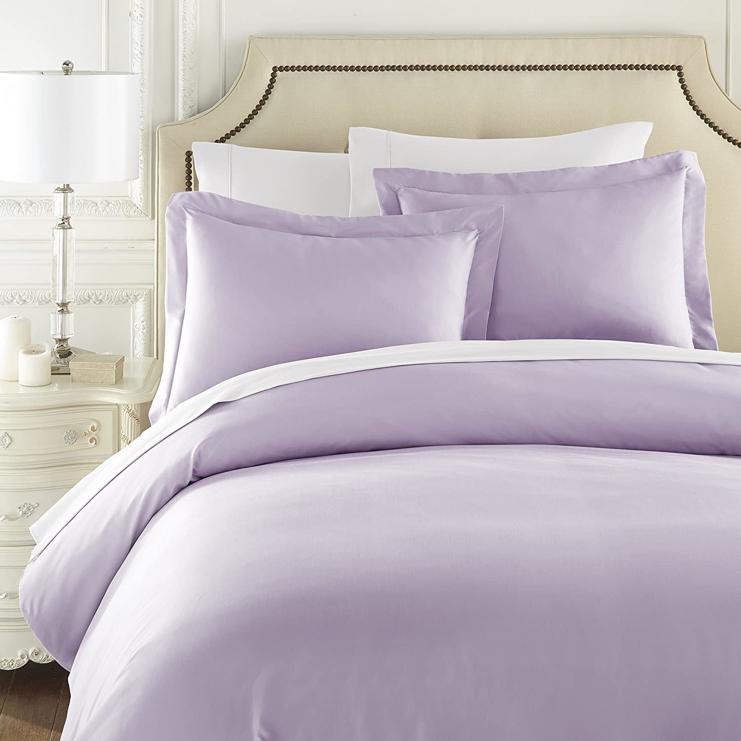 The duvet set in lavender