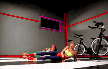 Fergie working out in the &quot;Fergalicious&quot; music video