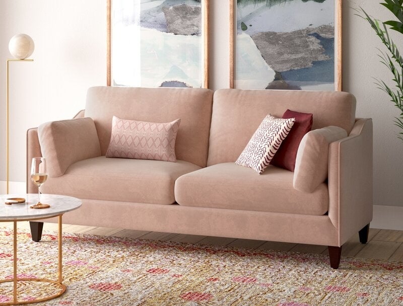 Pink Albie sofa