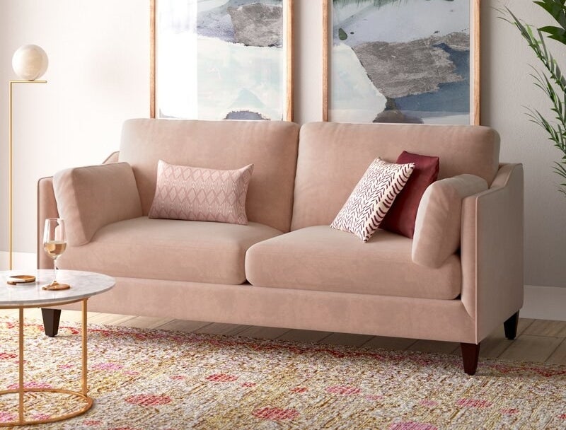 Pink Albie sofa