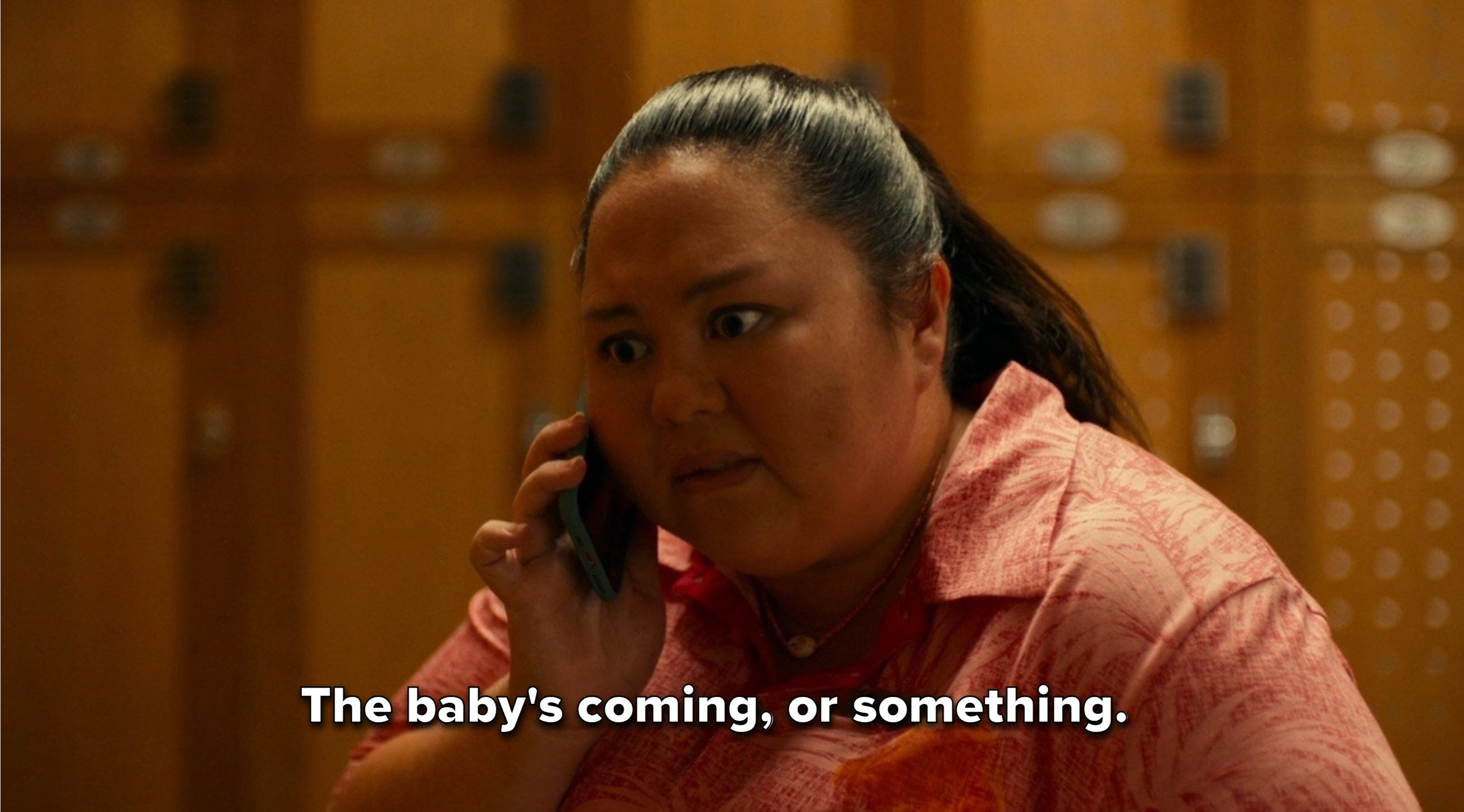 Lani tells Darrell that the baby is coming