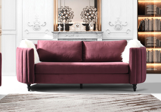 Riviera Purple Sofa