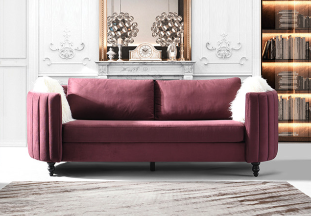 Riviera Purple Sofa