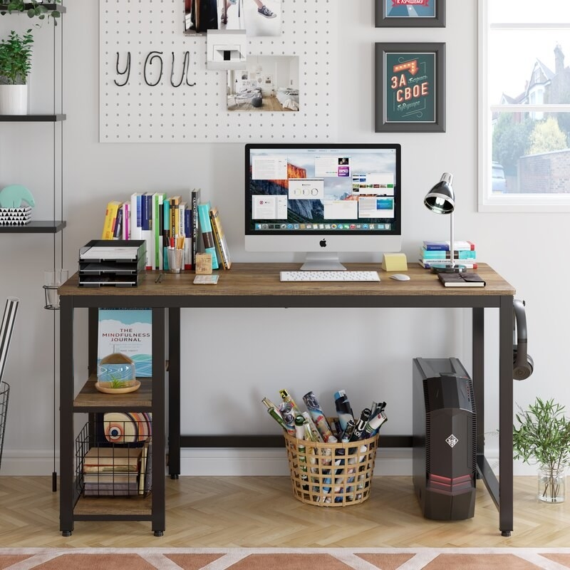 Desk in home office