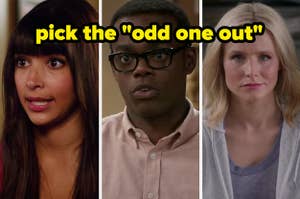 Pick the odd one out of this group: Cece, Chidi, Eleanor