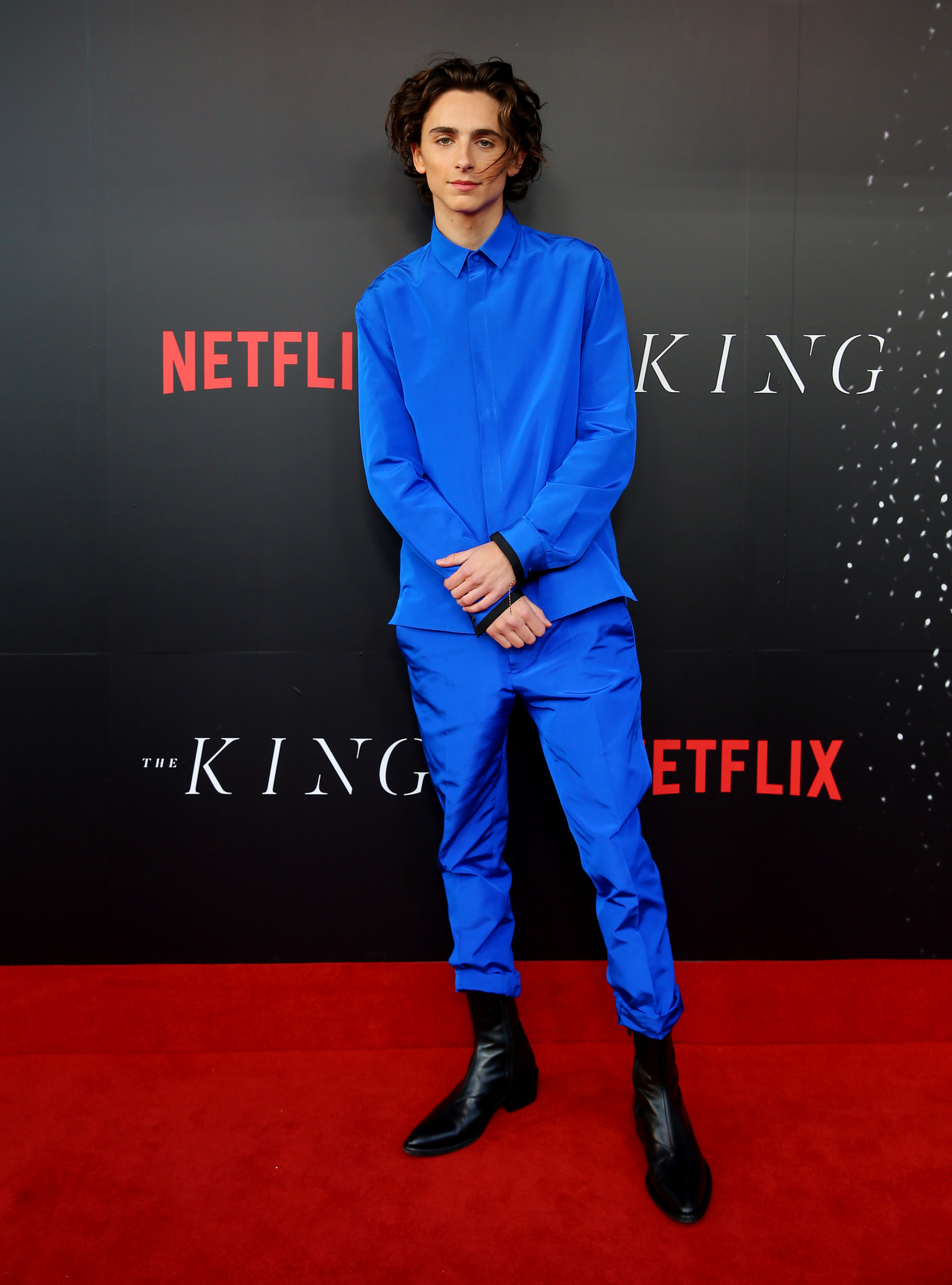 Timothée Chalamet's New Revealing Red Carpet Look