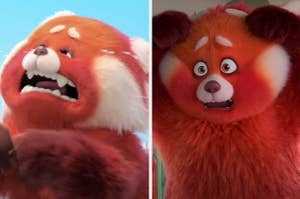 Mei Lee as a red panda in Pixar's "Turning Red"