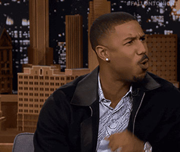 Michael B Jordan surprised