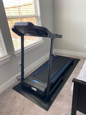 reviewer photo of the treadmill