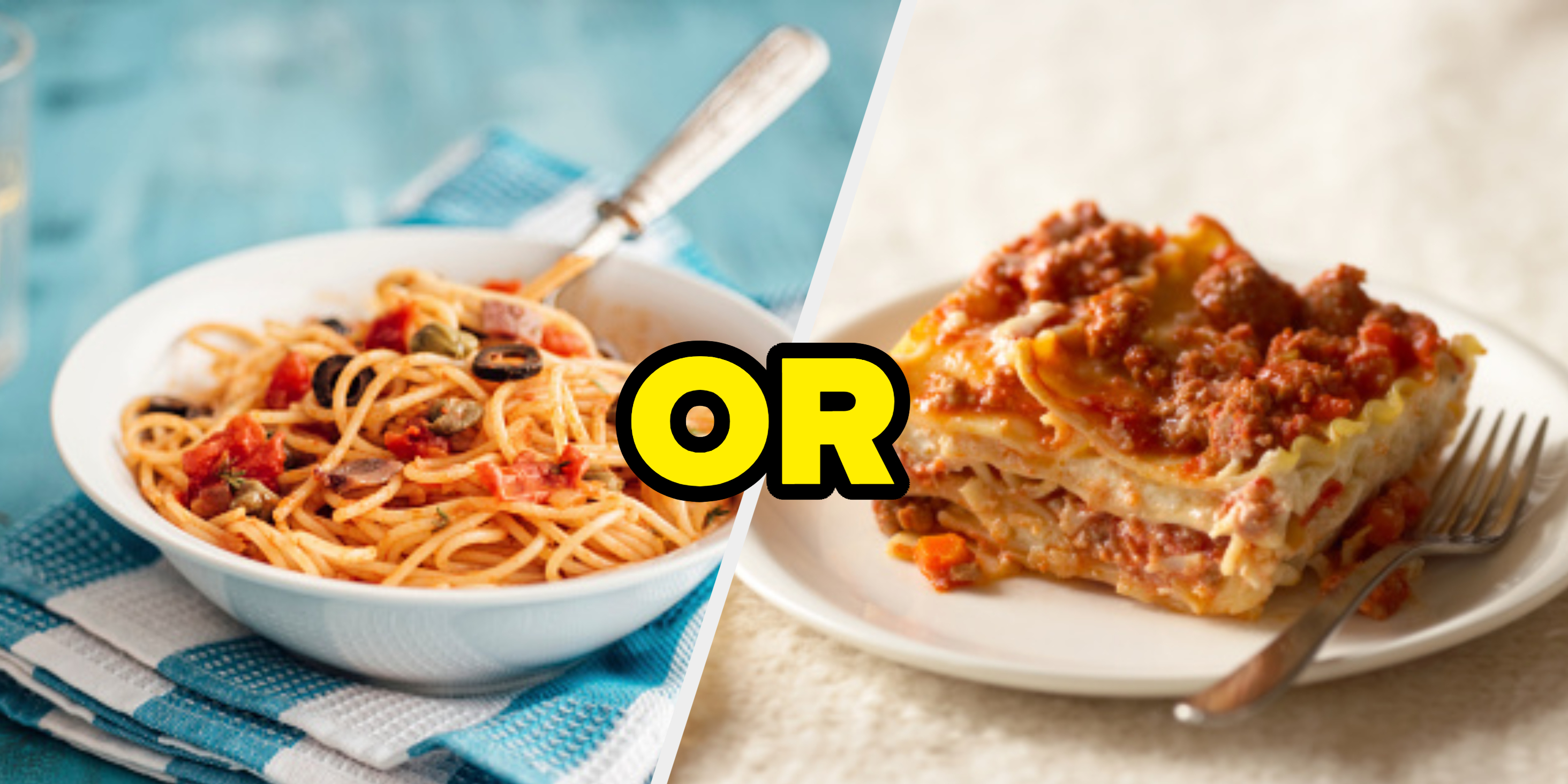 Kiezen Vriendin heel fijn Are You More Like Spaghetti Or Lasagna?