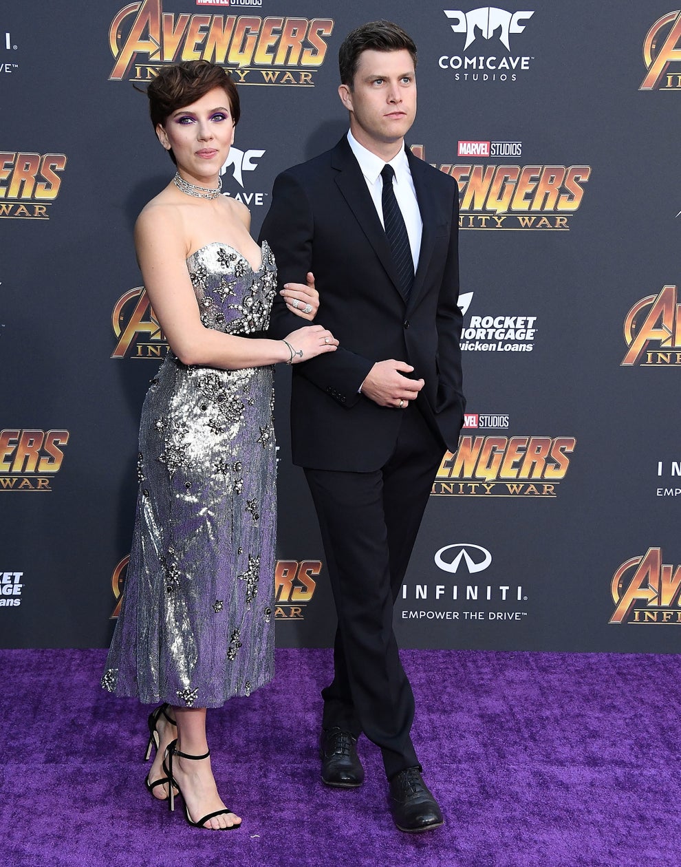 Scarlett Johansson And Colin Jost’s Love Story In Pictures