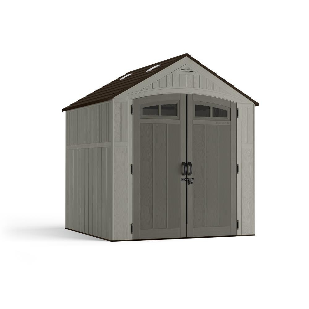 A 7-ft x 7-ft storage shed