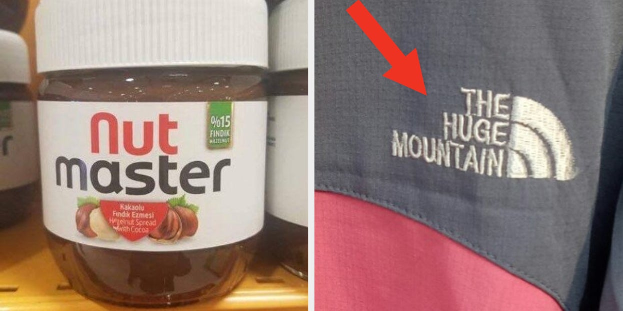20 Knock-Off Designs That Aren't Even Trying To Be Subtle In Copying  Popular Brands