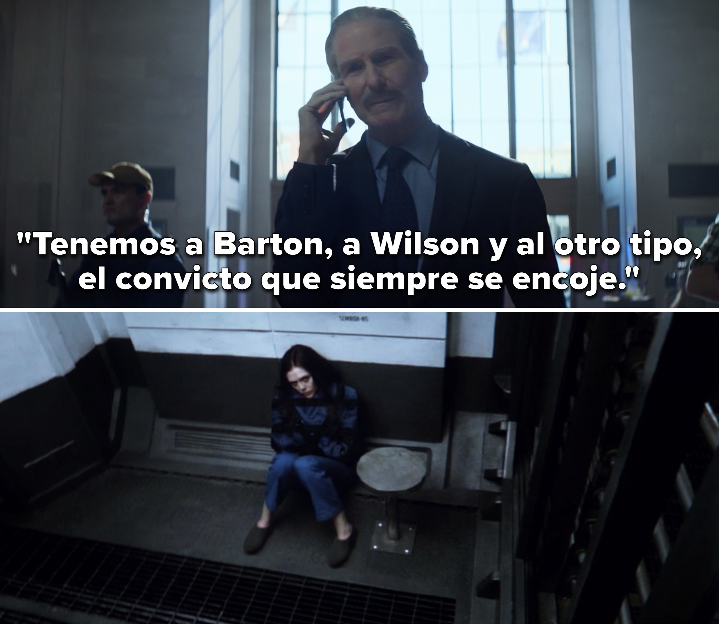 Ross saying, "We got Barton, we got Wilson and that other guy, the incredible shrinking convict"