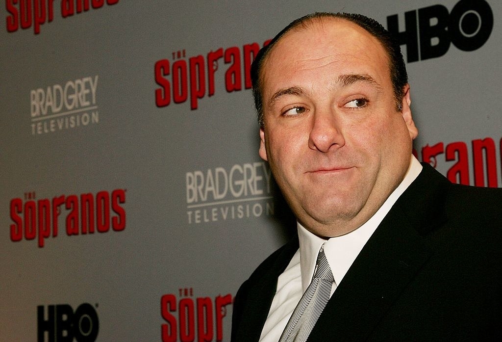 James Gandolfini at the premiere of the HBO series &quot;The Sopranos&quot;