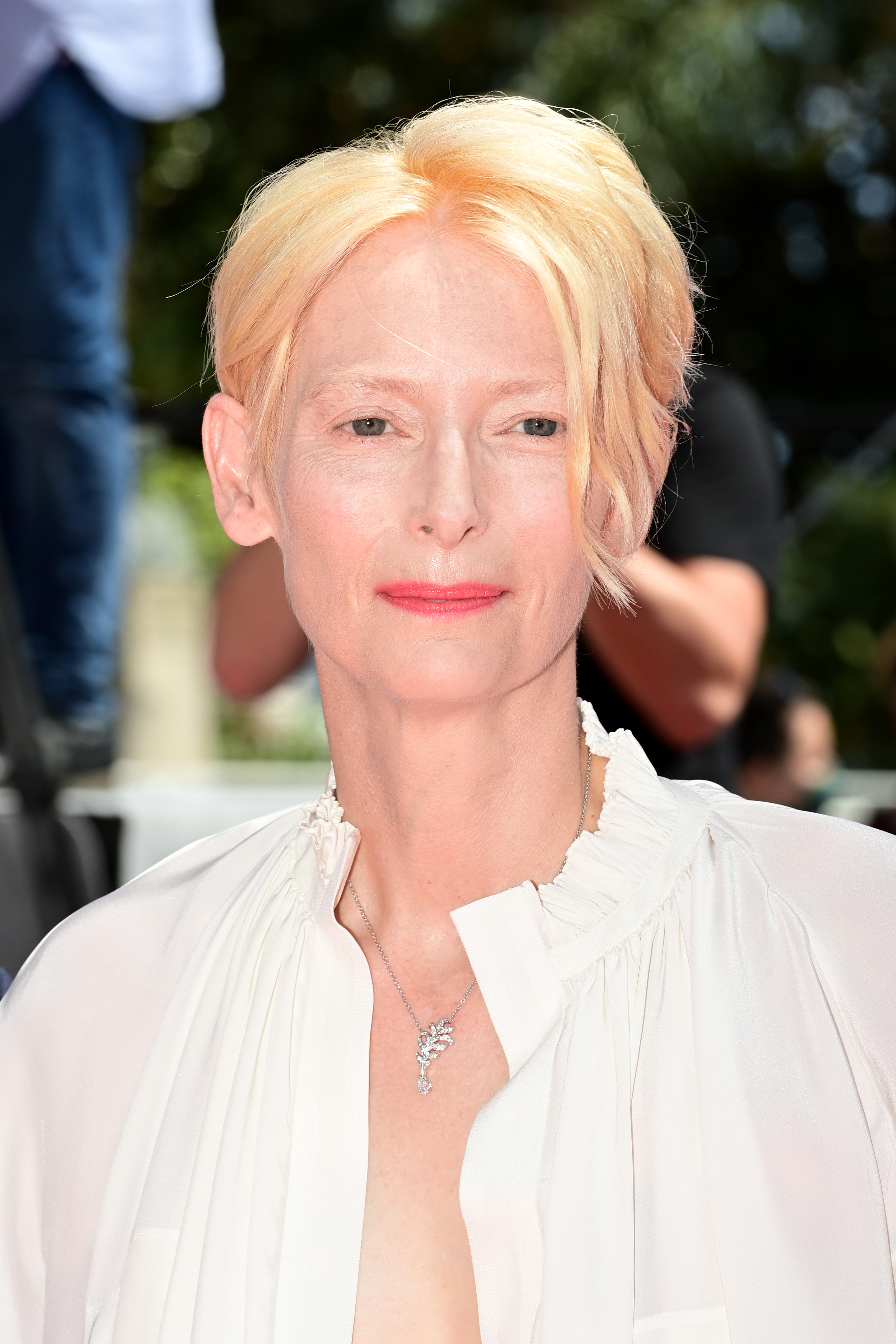 Tilda Swinton appears at the Cannes Film Festival