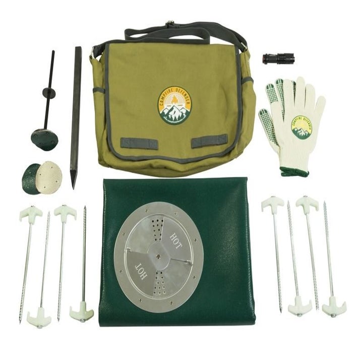 The campfire safety cover kit