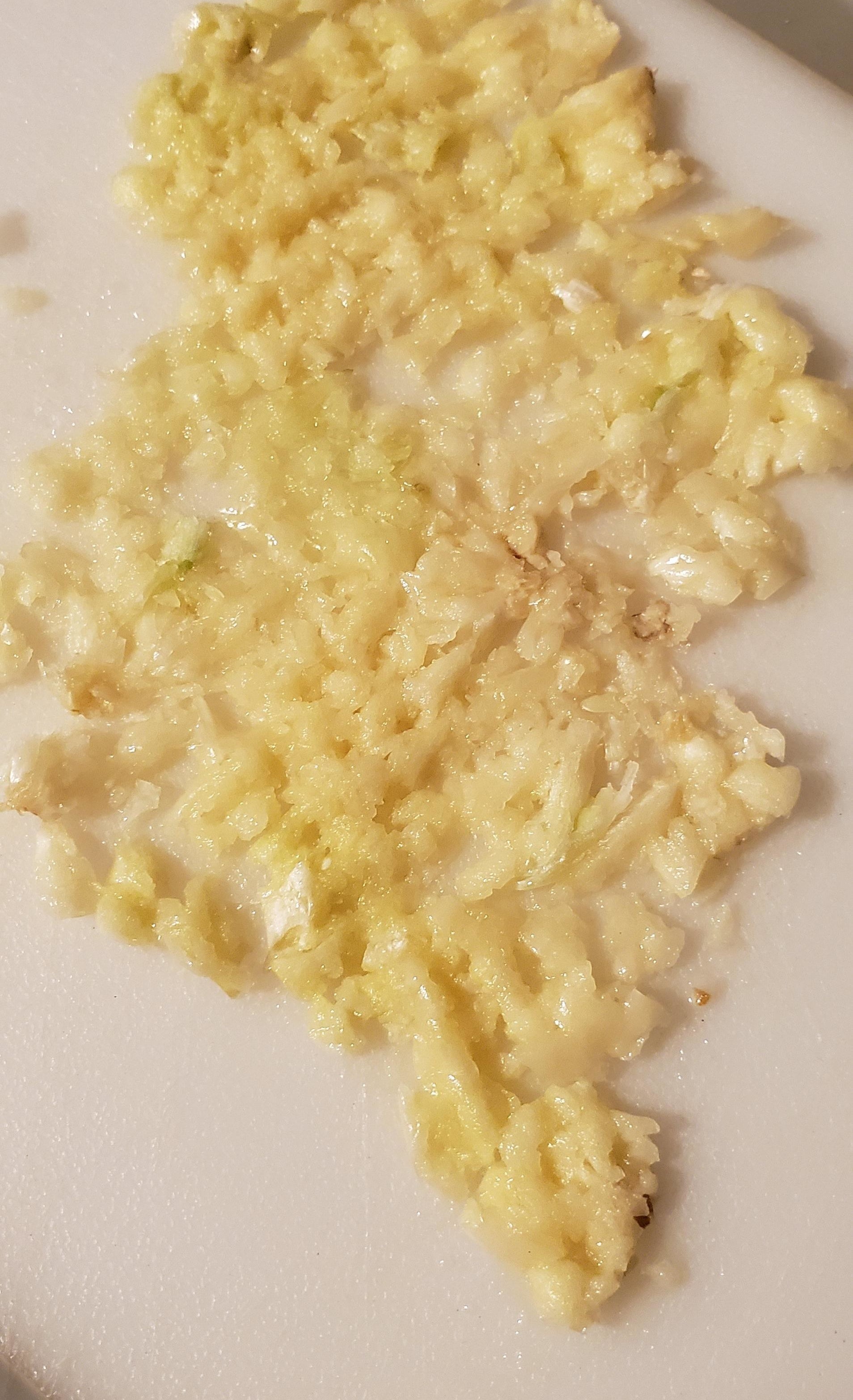 Minced garlic.