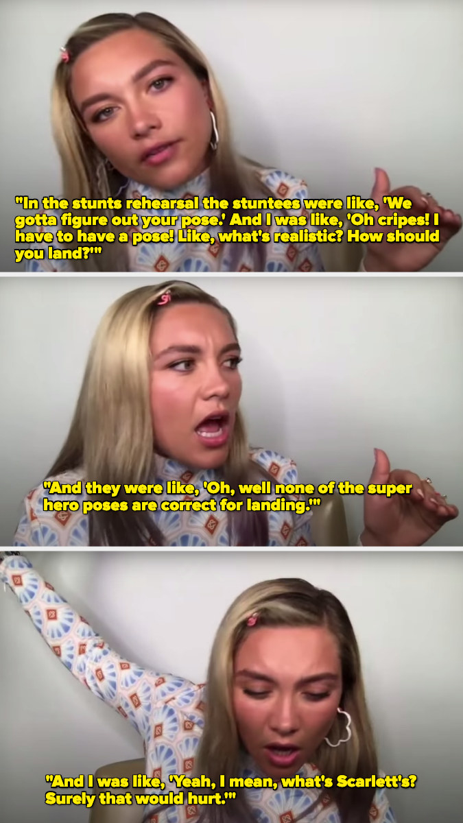 Florence Pugh Is The Reason For The Poser Black Widow Scene
