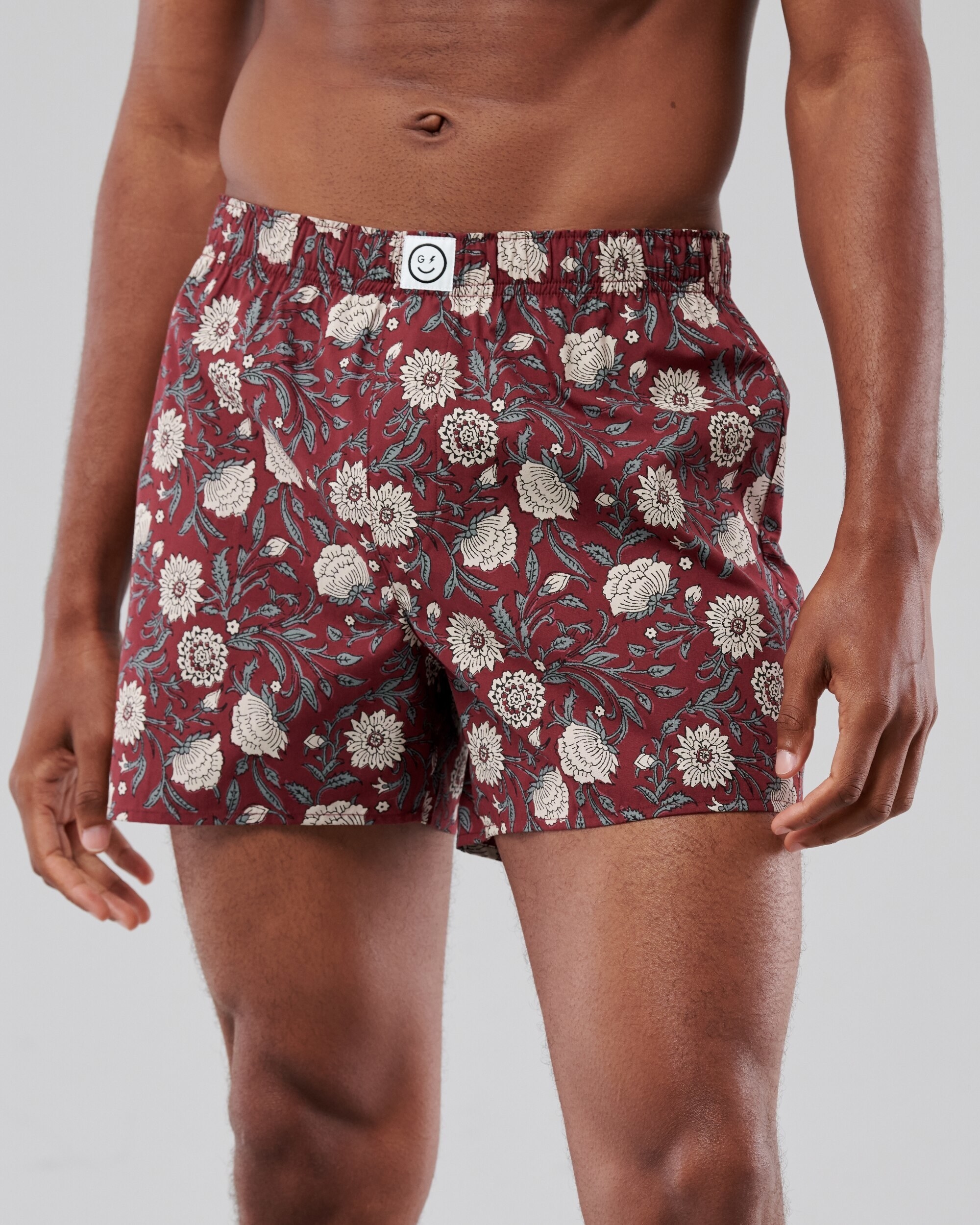 Men's Gilly Hicks Boxer Shorts Underwear By Hollister Blue Floral Size XXL  New