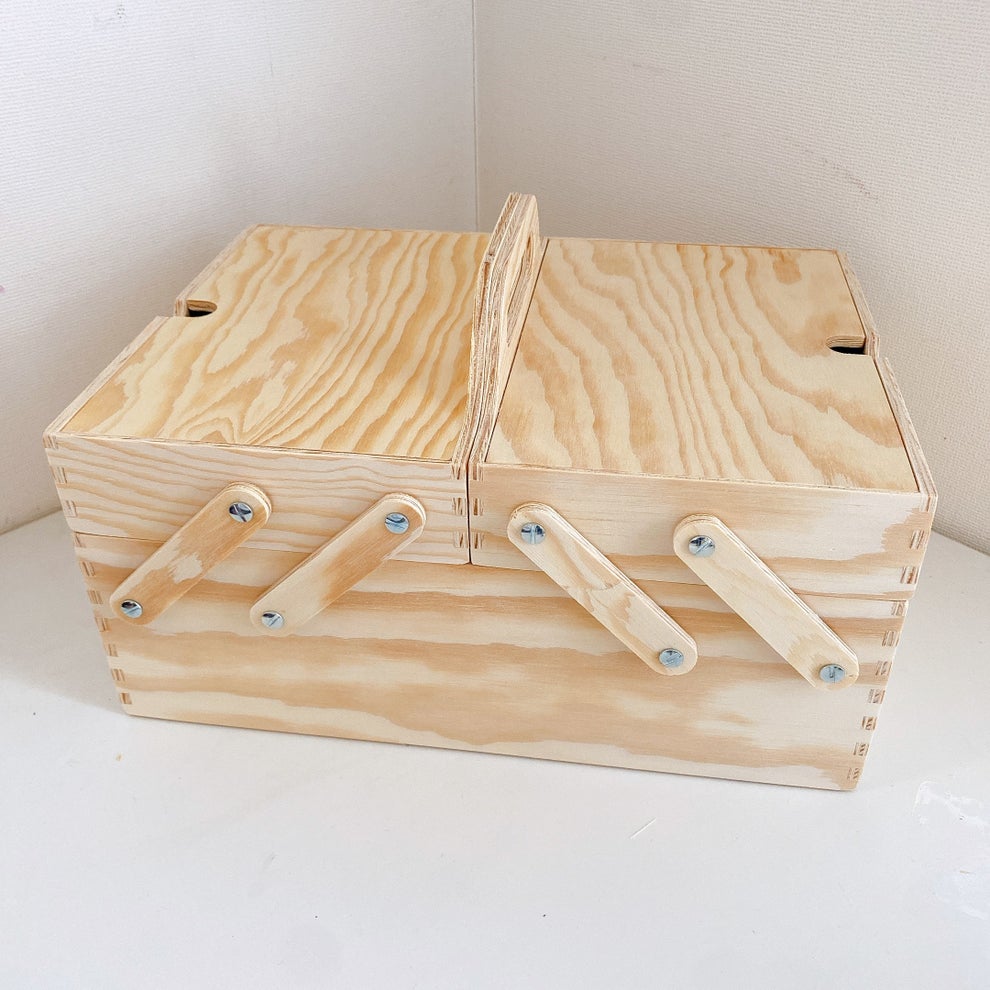 この素朴さが良い Ikeaの 木のお道具箱 はインテリアとしてもお洒落