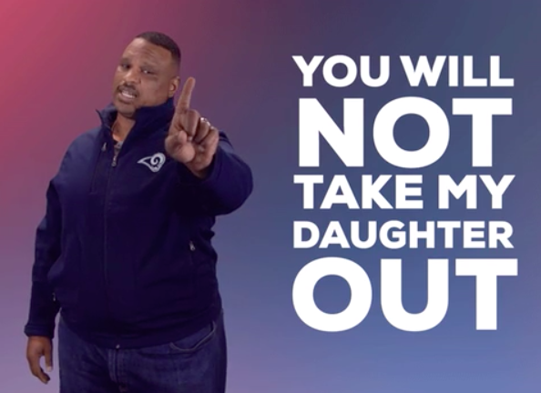 You will not take my daughter out