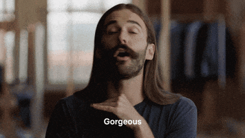 JVN from &quot;Queer Eye&quot; saying, &quot;Gorgeous&quot;