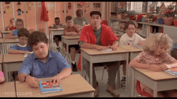 A scene at school from &quot;Billy Madison&quot;