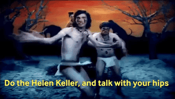3OH!3 singing &quot;do the helen keller, and talk with your hips&quot;