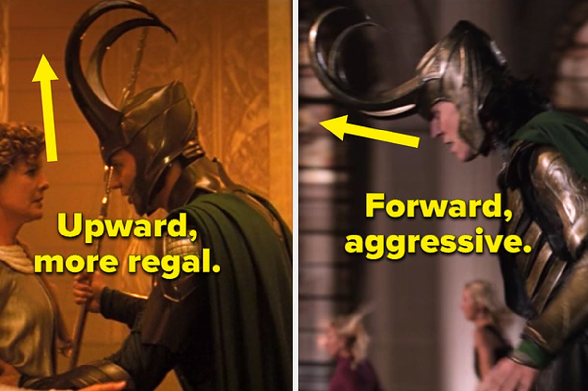 7.The horns on Loki's helmet in the first film were very vertical, which intentionally matched the upward shapes and design of Asgard.