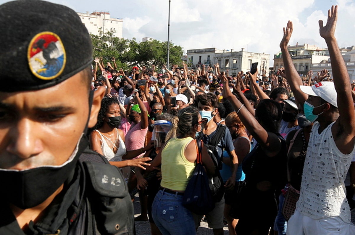 Photo of This Is What The Historic Anti-Government Protests In Cuba Look Like