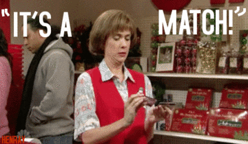 Kristen Wiig as the Target Lady saying it&#x27;s a match